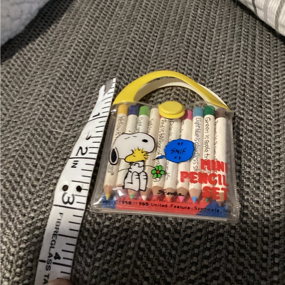 Peanuts | Office | Vintage Peanuts Mini Colored Pencil Set Snoopy ...